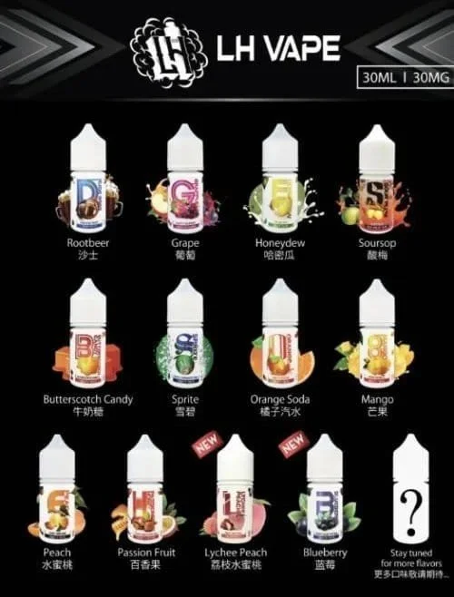 LHvapemy馬來西亞主機小煙油30ml